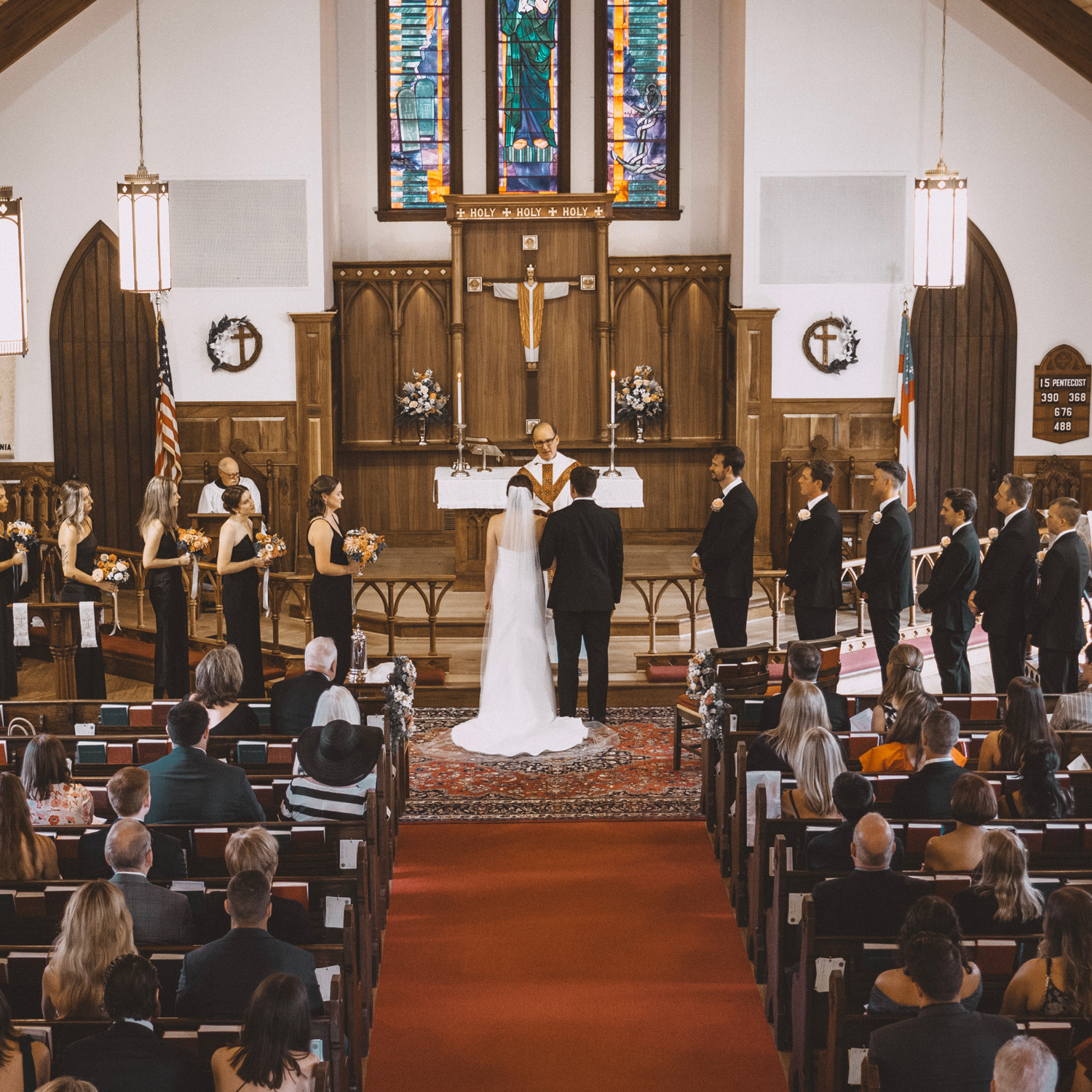 wedding at st peters purcellville